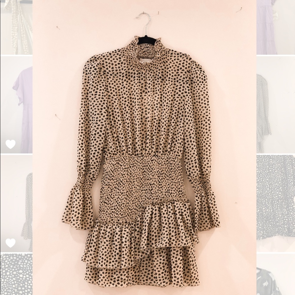 Hello Molly Don’t Take It Personal Dress Beige